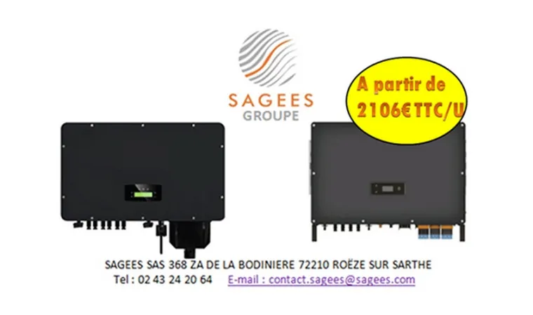 Onduleurs PV hybrides, Martinique, SAGEES